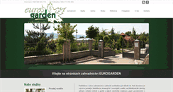 Desktop Screenshot of eurogarden.cz